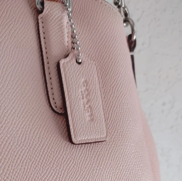 Coach Mini Sage Carryall  Light Pink Satchel with Chain Strap - Picture 4 of 13